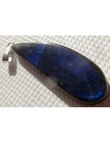 Spectrolite pendentif argent