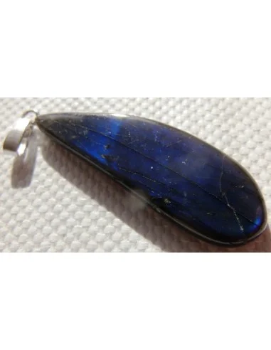 Spectrolite pendentif argent