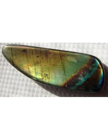 Spectrolite pendentif argent