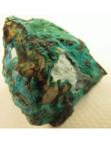 Turquoise, azurite, adamite brute