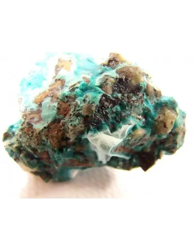 Turquoise, azurite, adamite brute