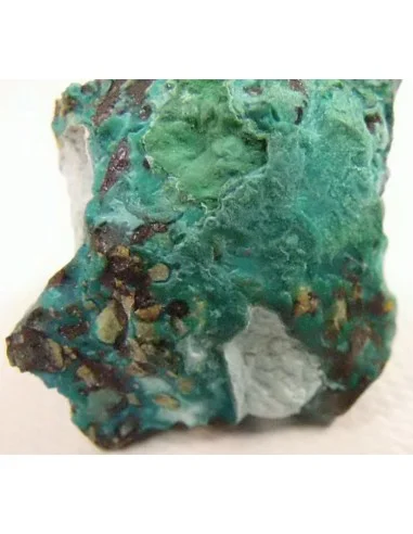 Turquoise, azurite, adamite brute