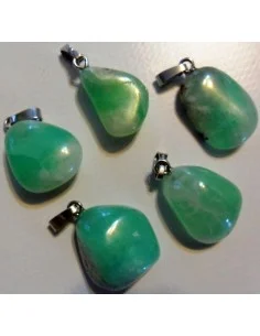 Smithsonite verte pendentif  2
