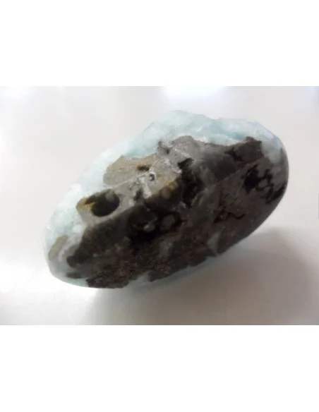Smithsonite bleue pendentif 