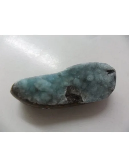 Smithsonite bleue pendentif 