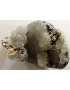 Smithsonite blanche pendentif 2