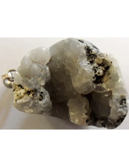 Smithsonite blanche pendentif Smithsonite blanche pendentif