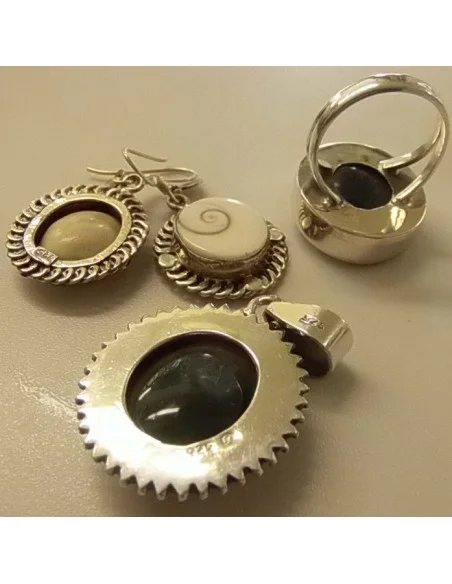 Oeil de sainte Lucie parure Oeil de sainte Lucie parure