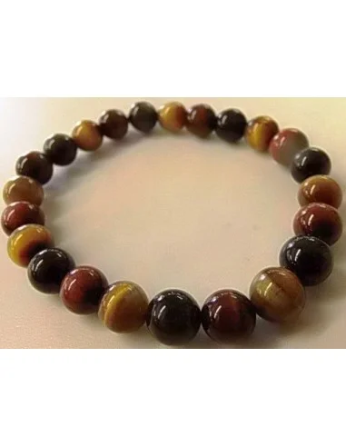 Oeil tigre, taureau, faucon bracelet 8mm