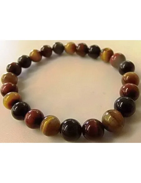 Oeil tigre, taureau, faucon bracelet 8mm