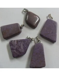 Jade lavande pendentif