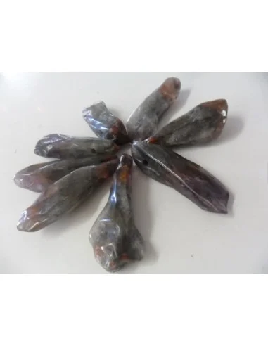 Cacoxénite noire pendentif