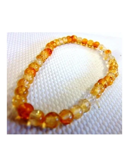 Citrine bracelet boule 4mm Citrine bracelet boule 4mm
