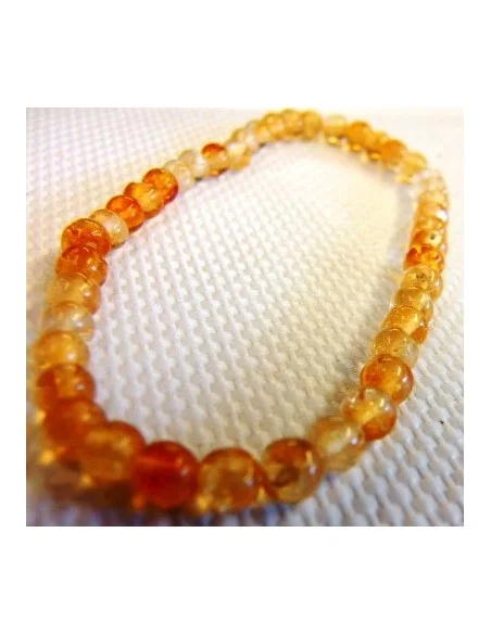 Citrine bracelet boule 4mm Citrine bracelet boule 4mm