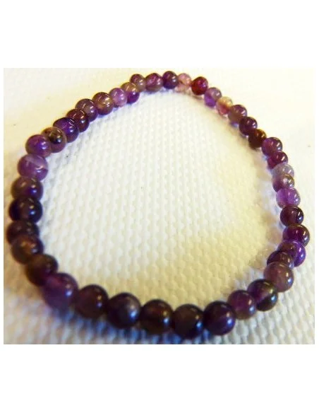 Améthyste bracelet boules 4mm Améthyste bracelet boules 4mm