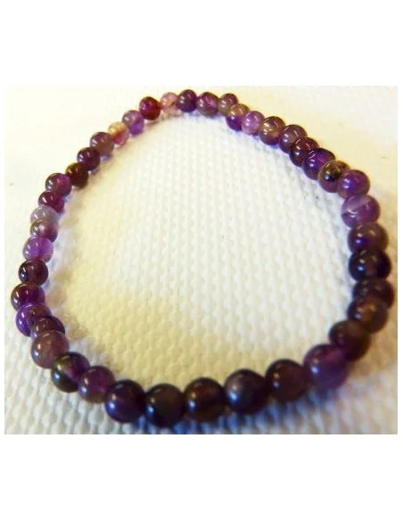 Améthyste bracelet boules 4mm Améthyste bracelet boules 4mm