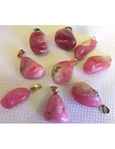 Rhodocrosite pendentif