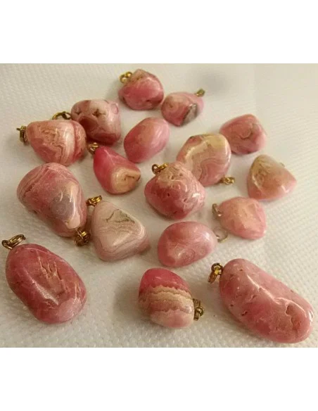 Pendentif rhodocrosite
