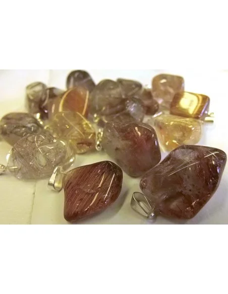 Quartz rutile pendentif argent Quartz rutile pendentif argent