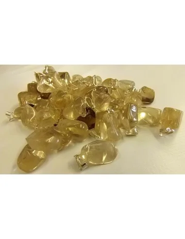 Citrine naturelle pendentif