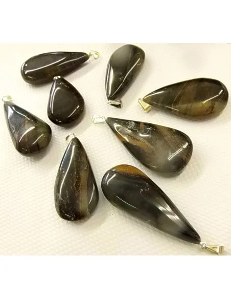 Oeil de faucon pendentif en forme de goûte