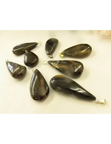 Oeil de faucon pendentif en forme de goûte