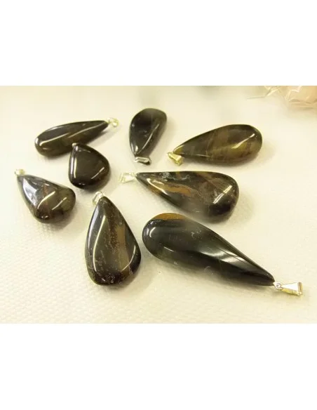 Oeil de faucon pendentif en forme de goûte