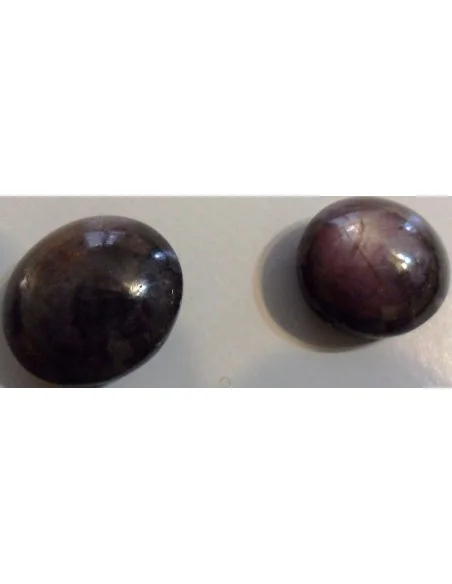 Rubis étoilé percé, pendentif