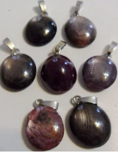 Rubis étoilé pendentif