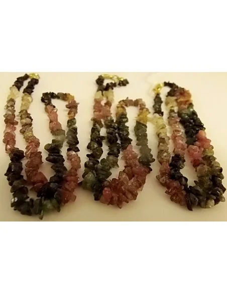 Tourmalines couleurs collier premier prix