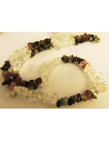Tourmalines couleurs, cristal collier premier prix