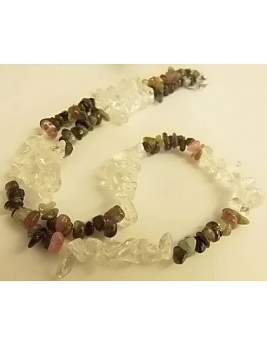 Tourmalines couleurs, cristal collier premier prix