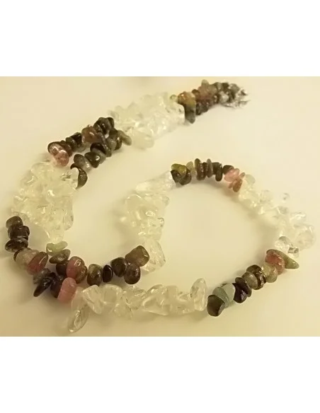 Tourmalines couleurs, cristal collier premier prix