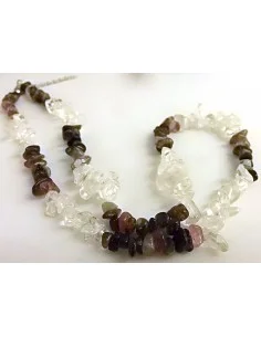 Tourmalines couleurs, cristal collier premier prix
