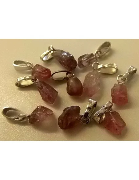 Spinelle rose pendentif