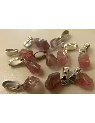 Spinelle rose pendentif