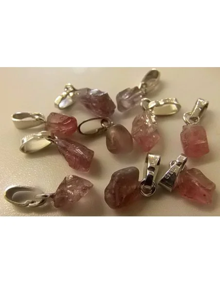 Spinelle rose pendentif