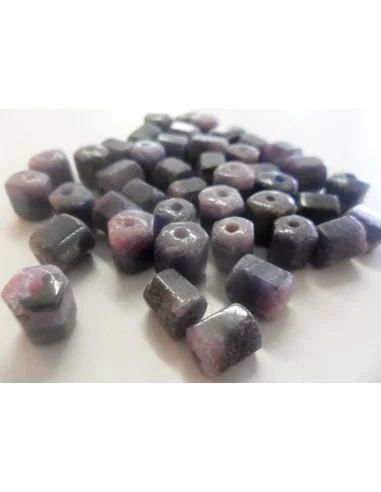 Saphir polis, percé