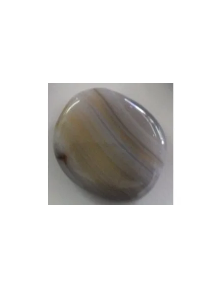 Agate grise de Bostwana galet