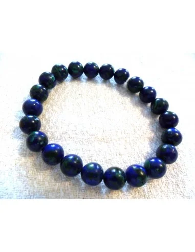 Azurite malachite bracelet 6mm