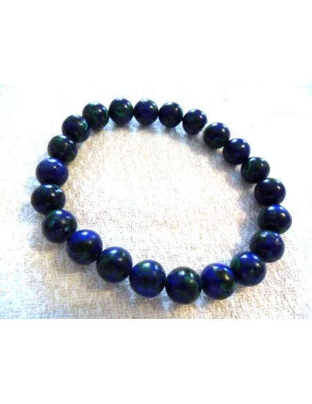 Azurite malachite bracelet 6mm