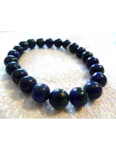 Azurite malachite bracelet 6mm