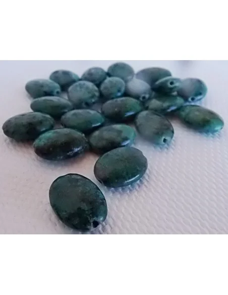 Chrysocolle pierre percée