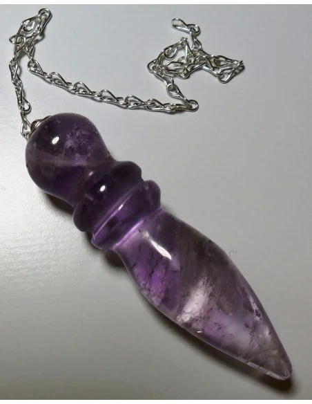 Pendule en pierre Améthyste