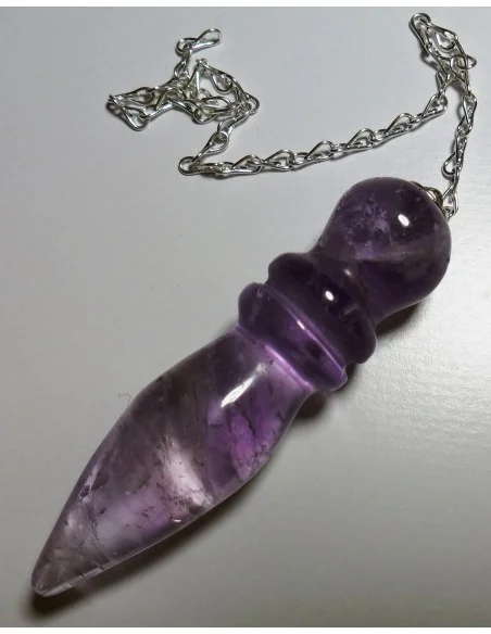 Pendule en pierre Améthyste