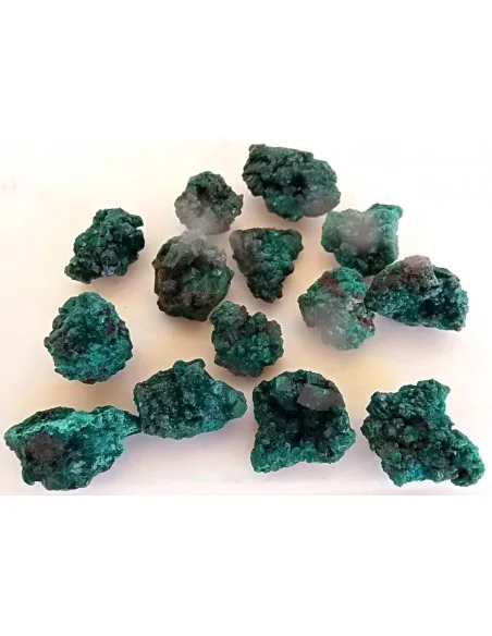 Dioptase cristalisée