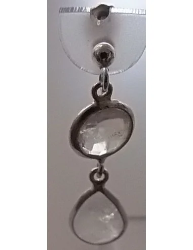 Boucles d'oreilles visse aprêts argent