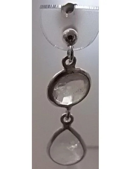 Boucles d'oreilles visse aprêts argent