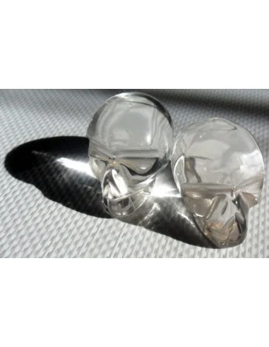 Crane en Cristal de roche - Crane de cristal