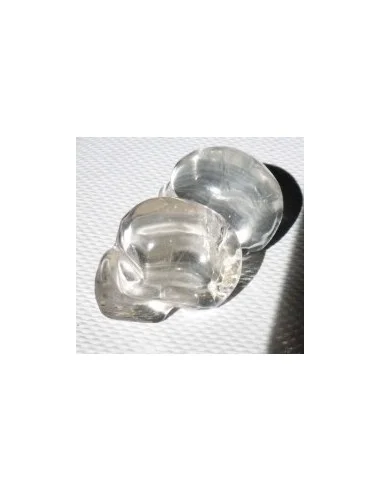 Crane en Cristal de roche - Crane de cristal